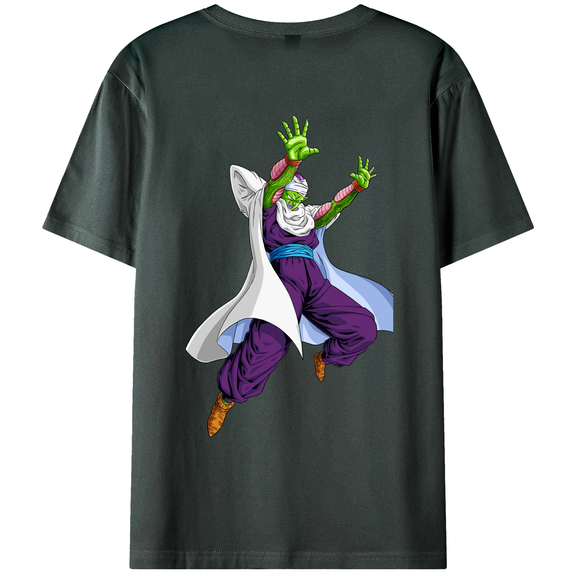 （画像用） ドラゴンボール ピッコロ DRAGON BALL Piccolo 綿100％ メンズ半袖Tシャツ（バックプリント） 通気性